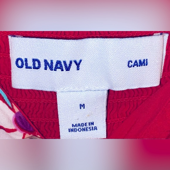 OLD NAVY RED CAMI SUN DRESS SIZE MEDIUM - Picture 3 of 3
